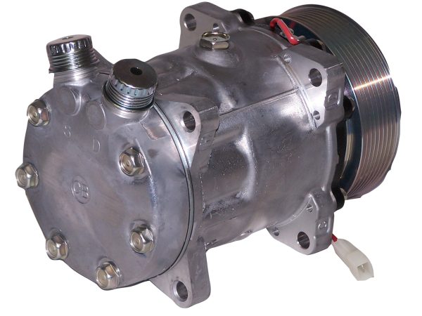 COMPR.SD7H15 POLY-V8 12V ROT.VERT.